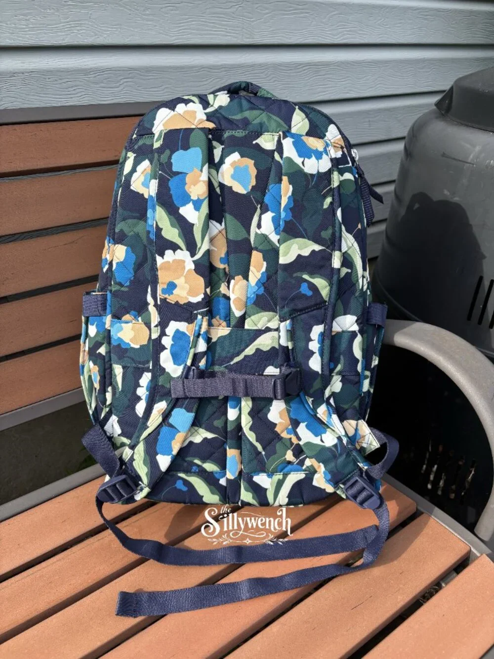 Vera Bradley Immersed Blooms Travel Backpack in Performance Twill